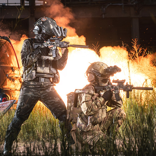 儿童迷彩服套装三角洲户外战术特种兵军训表演迷彩服男女生旗舰款