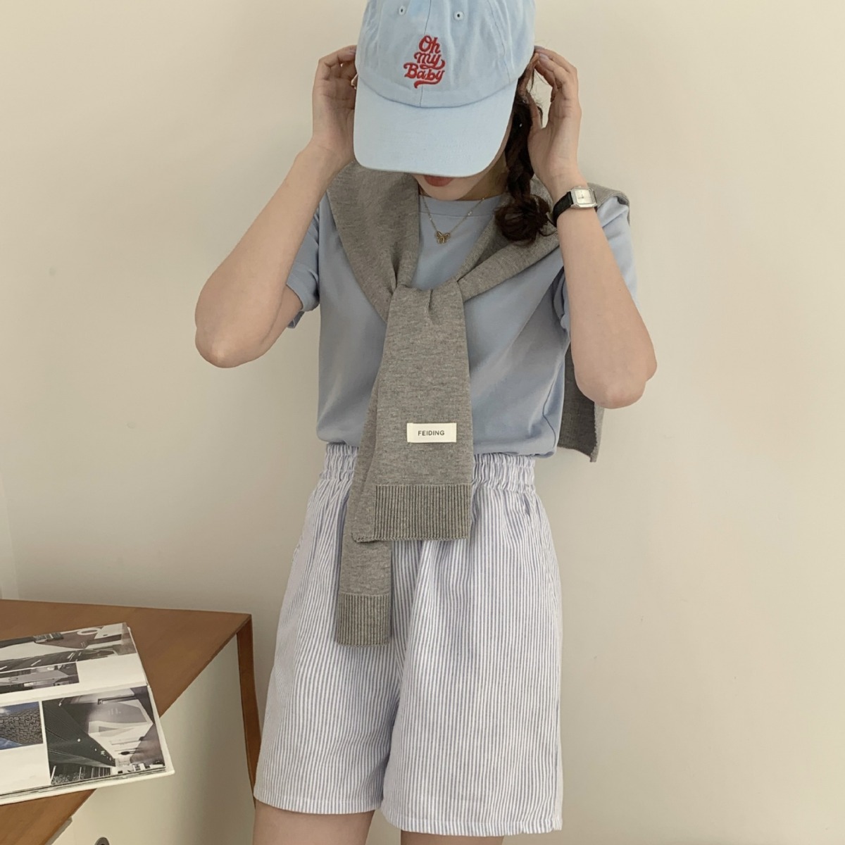 披肩韩版春夏季女防晒纯色外搭