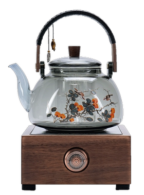 闽业电陶炉玻璃煮茶壶养生泡茶壶围炉煮茶新款煮茶器煮茶炉套装
