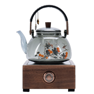 闽业电陶炉玻璃煮茶壶养生泡茶壶围炉煮茶新款煮茶器煮茶炉套装