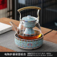 黑晶炉煮茶器小型泡茶炉围炉煮茶壶家用陶炉养生壶烧水壶套装 泡泡