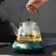 煮茶器黑晶炉加厚耐热玻璃煮茶壶高端提梁泡茶壶电热煮茶炉烧水