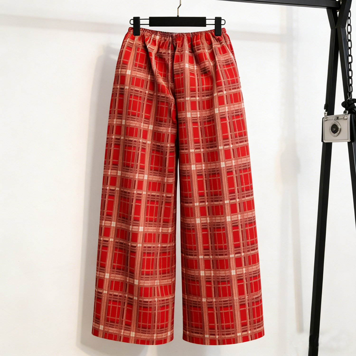 夏季女士加大码沙滩裤子超薄款阔腿裤睡裤家居裤女童中学生春秋季