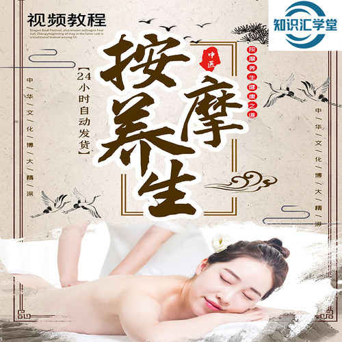 中医全套高清全身按摩调理零基础培训课程推拿手法教学视频教程新