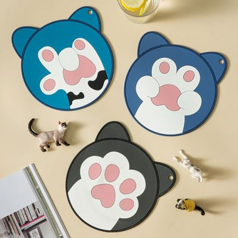 卡通隔热垫可爱柯基屁屁碗盘垫防烫餐桌垫小清新加厚萌宠茶水杯垫