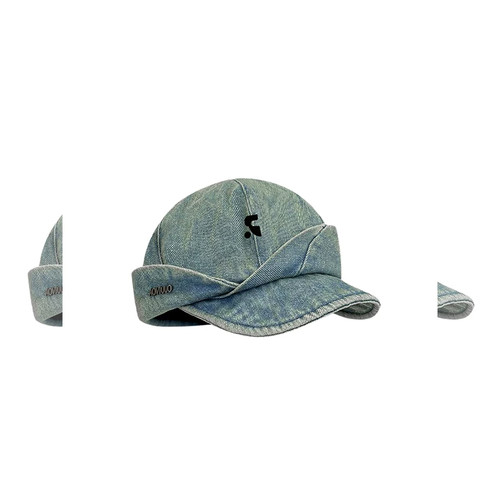 RR VEPHF【正品】日系复古水洗做旧牛仔帽子女个性美式街头贝雷帽