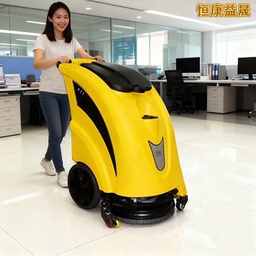 盈乐手推式洗地机商用工
