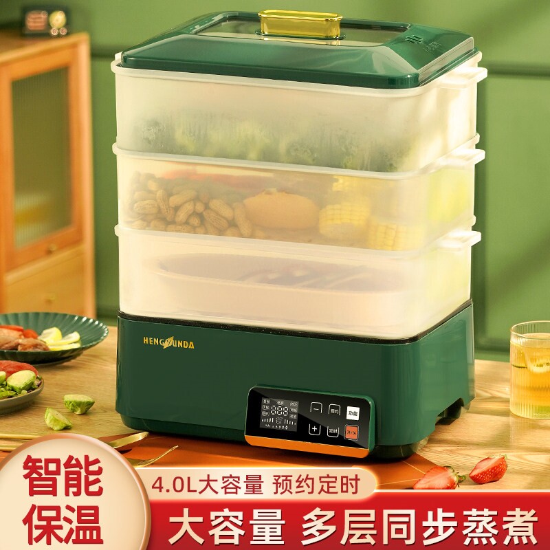 电蒸锅多功能家用三层蒸鱼蒸饭蒸