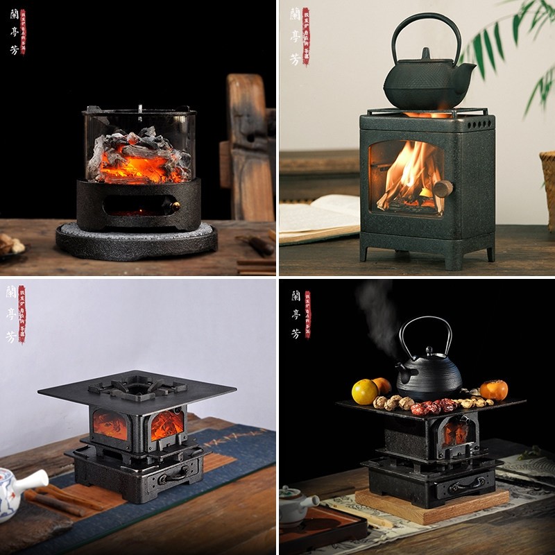 兰亭芳桌面观火炉取暖炭炉围炉煮器家用碳火炉酒精炉茶炉明火煮茶,餐饮具,煮茶炉,淘宝优惠券,粉丝福利购,淘宝优惠卷