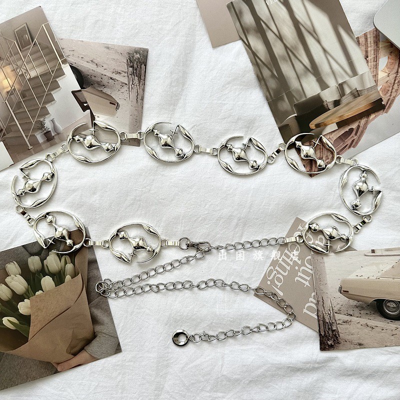 困链条金属腰带2024新款图片
