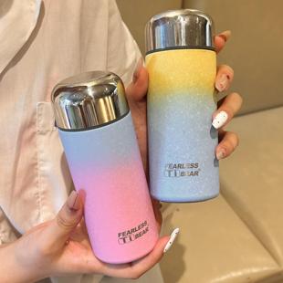 2024年新款小雅纯钛保温杯耐高温焖茶杯创意口袋水杯抑菌保鲜钛杯