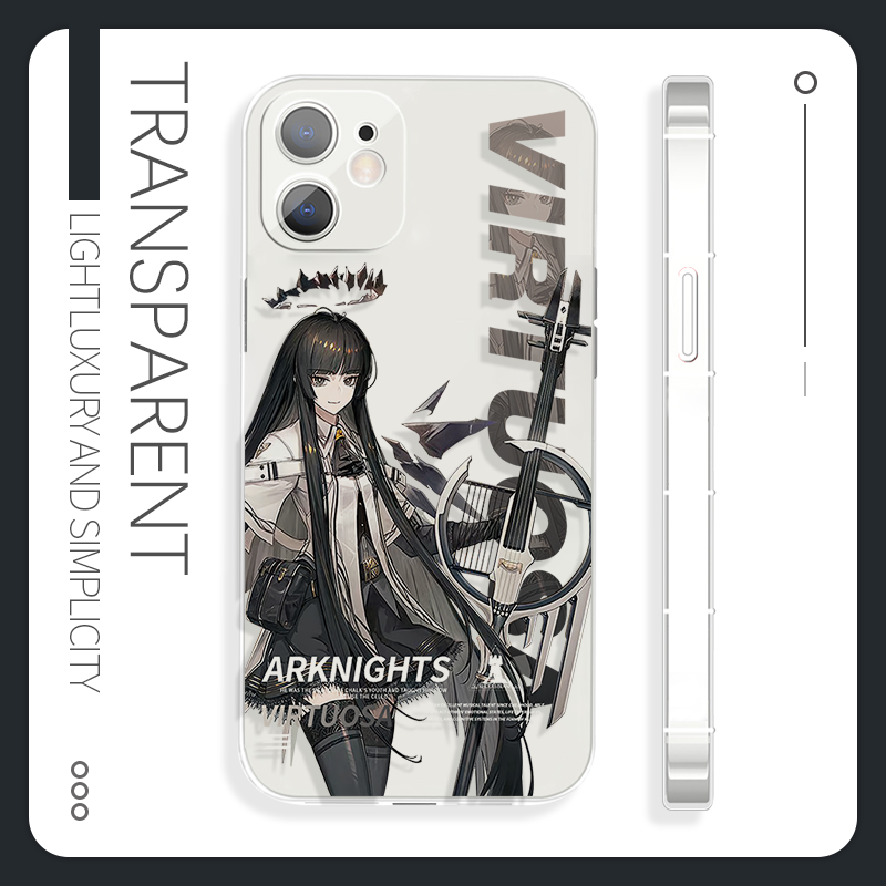 明日方舟个性创意塑心冷酷帅苹果15手机壳二次元适用于14pro小米14oppoa59红米k60荣耀80iQOO12华为mate60pro