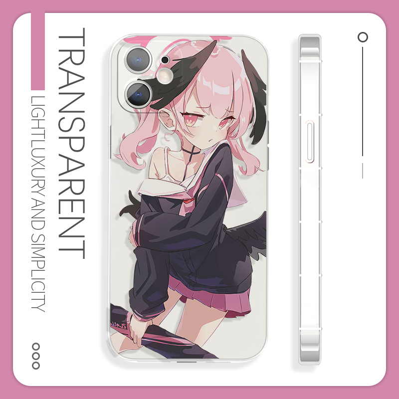 碧蓝档案小春娇羞露肩甜美苹果13手机壳二次元适用于12pro小米11OPPOa59s红米k70荣耀90iQOO15华为p40vivos14