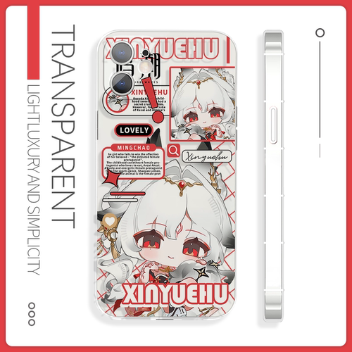 鸣潮心月狐苹果18pro手机壳OPPOreno16红米k90适配vivoy500硅胶荣耀400小米17max畅享80iQOO13三星s26一加ACE