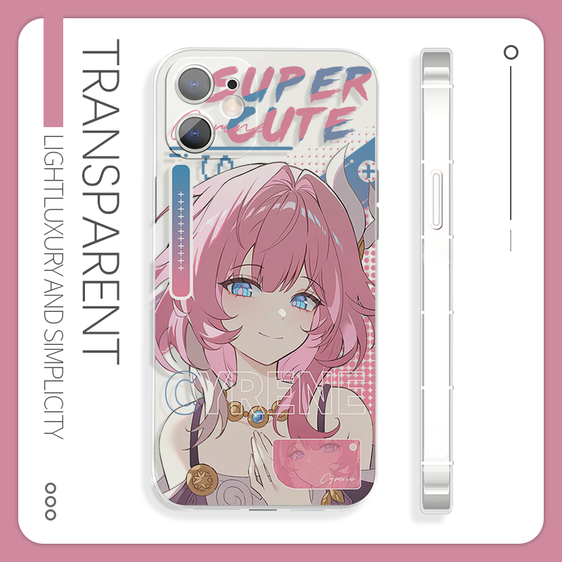 星穹铁道昔涟二次元手机壳iQOOz10苹果16pro荣耀400三星s25硅胶适用于vivox200华为p70小米15红米k80一加ace5