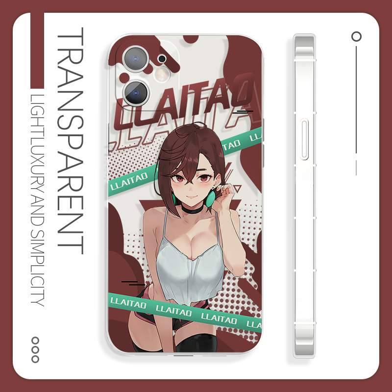 胆大党绫濑桃苹果16pro手机壳硅胶14二次元小米15真我vivos18适用于iQOOz9魅族21红米k70至尊版oppok11一加13