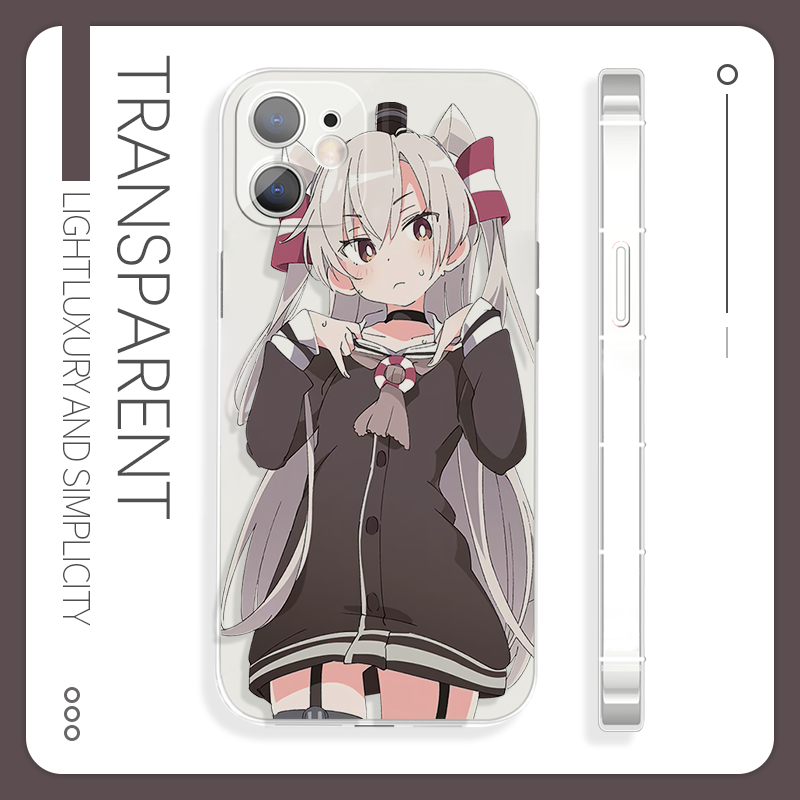 舰队Collection天津风少女心苹果15手机壳二次元适用于15pro小米10OPPOa59红米k40荣耀90iQOO15华为mate60pro