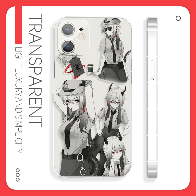 明日方舟黑白动漫苹果16手机壳