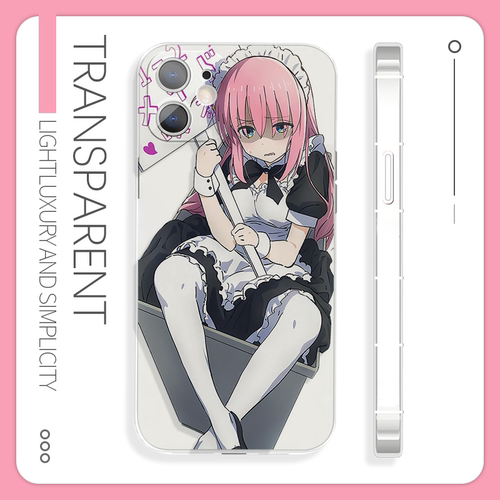 女仆小孤独摇滚后藤一里手机壳xsmax适用于13苹果14pro小米12sOPPOreno8红米k50荣耀70iQOO9华为nova10vivos9