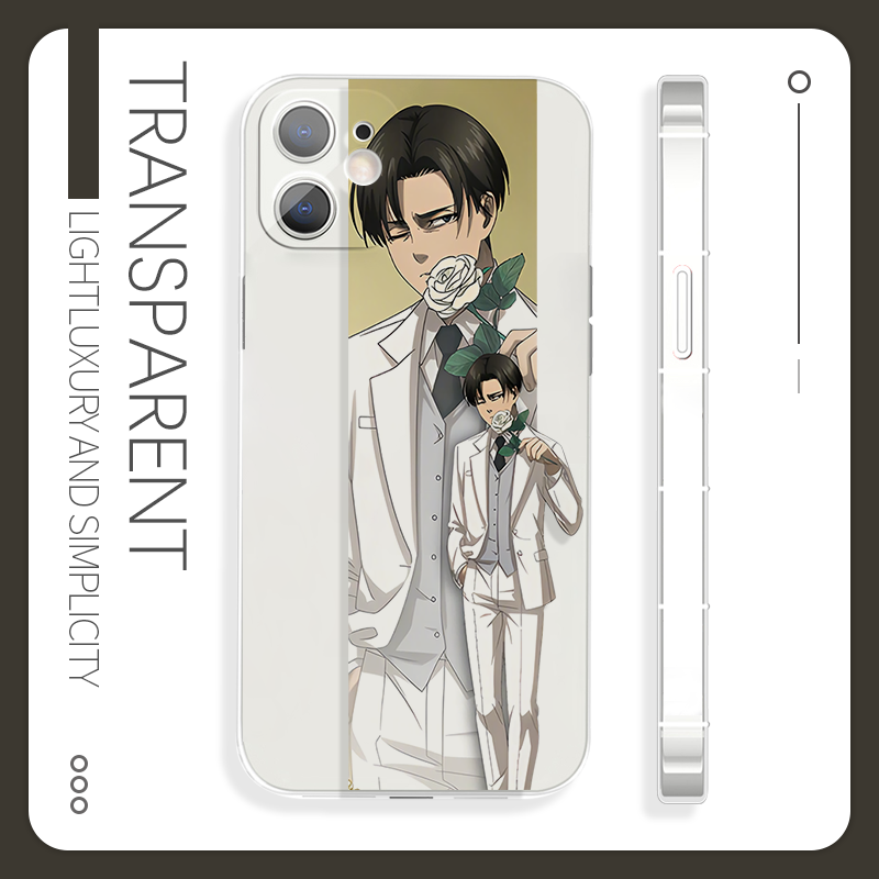 进击的巨人利威尔阿克曼动漫苹果15手机壳二次元适用于14pro小米12oppoa59红米k70荣耀80iQOO11华为mate60pro