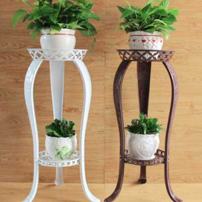 特价欧式铁艺阳台花架多层落地花盆架子绿萝吊兰花架子客厅