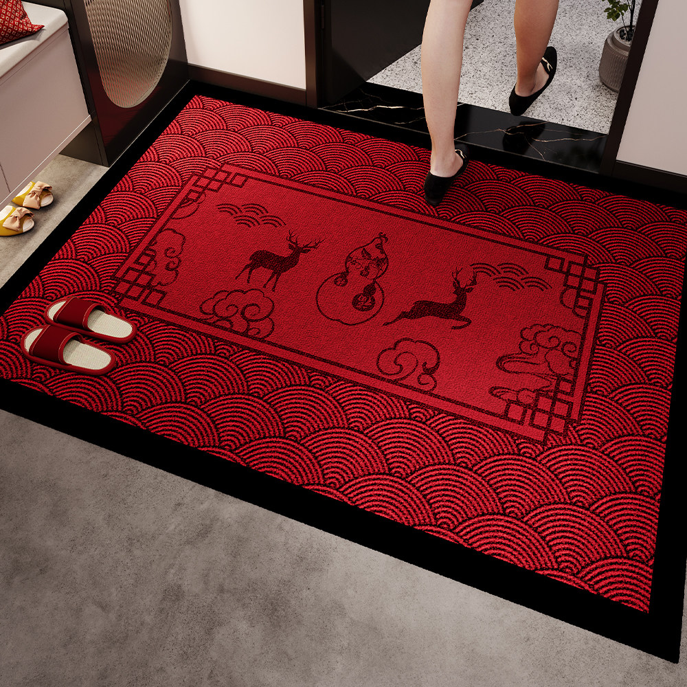 高档豪宅入户门地垫中式进门脚垫喜庆大门口地毯防滑免洗地毯定制,居家布艺,入户地垫,淘宝优惠券,粉丝福利购,淘宝优惠卷