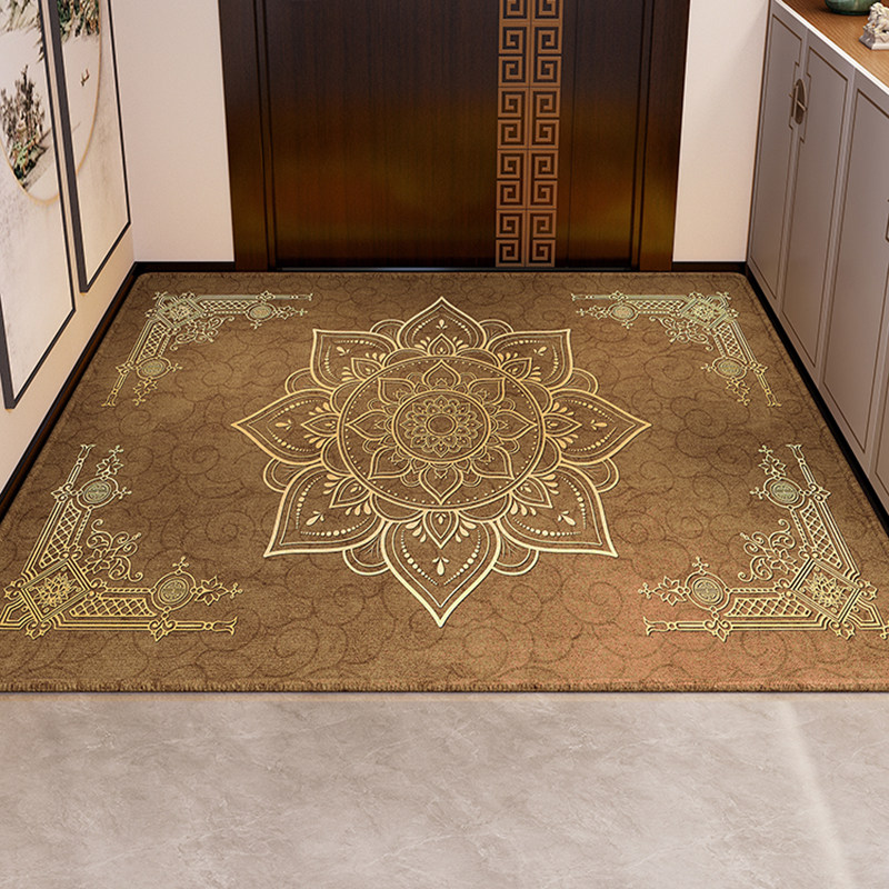 新中式地垫入户门垫定制家用客厅地毯进门玄关脚垫大门口垫子防滑,居家布艺,入户地垫,淘宝优惠券,粉丝福利购,淘宝优惠卷