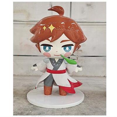 玻璃钢雕塑卡通人物吉祥物商场酒吧美陈装饰户外公仔大型摆件雕像