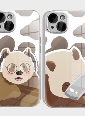 熊猫七仔手机壳适用iPhone14promax搞怪OPPOreno9一加11荣耀70情侣vivox60小米13苹果x华为p50红米note12卡通