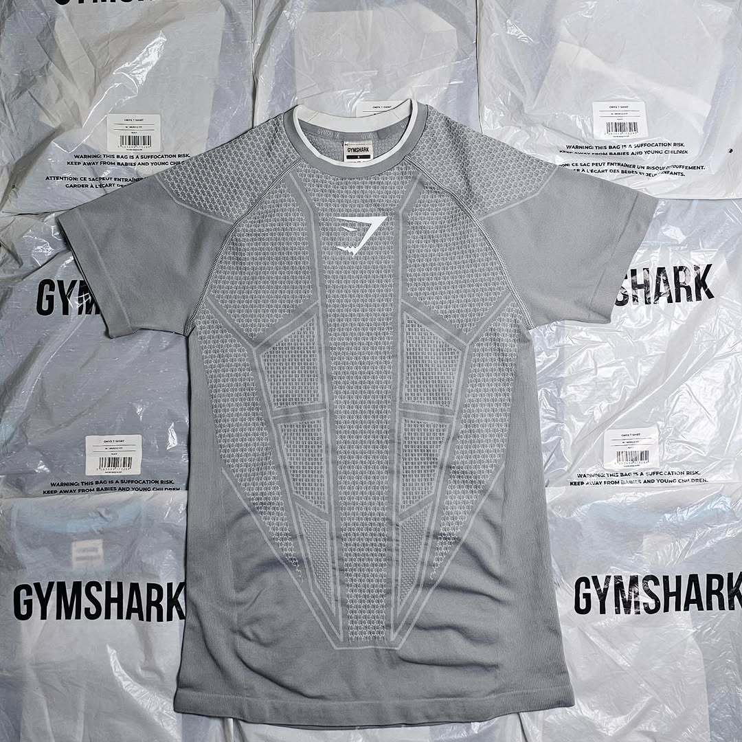 MSHARK ONYXV1男士T恤运动健身弹力圆领短袖紧身运动上衣训练