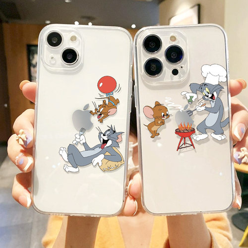 猫和老鼠透明卡通可爱手机壳