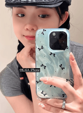 薄荷绿黑色礼节适用16promaxiPhone14/15新款13/12/11300p70k80女oppovivos18套