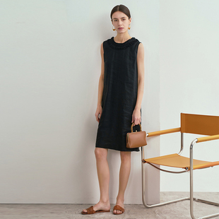 法式 25春夏新品 优雅重工荷叶边连衣裙正反两穿背心裙 ROC LIAC