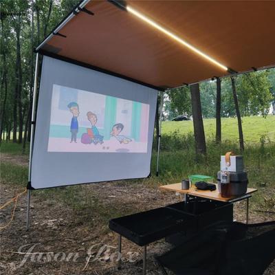 。汽车露营天幕suv自驾游车尾后备箱车边帐篷侧账延伸户外遮阳雨