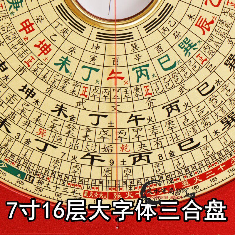 万福堂激光罗盘铝合金纯