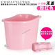 Amwell大人泡澡桶加厚塑料儿童洗澡桶大号家用沐浴浴盆成人浴桶全