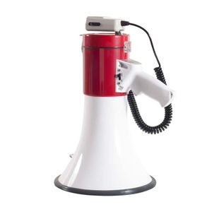 89喊话器50W手持大功率喇叭扩音高音喇叭扬声器红蓝随机 雷公王CR