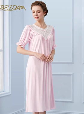 【奥莱店瑕疵品】嘉德丽亚春夏睡裙蕾丝花边舒适宽松CIS4W363C1