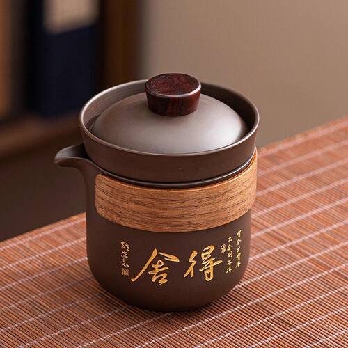 紫砂壶泡茶壶茶水分离家用