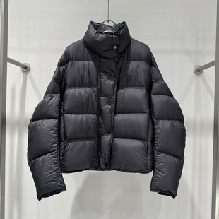 艾诺丝旺京官方旗舰店2025冬季新品款泡芙白鸭绒羽绒服外套030098