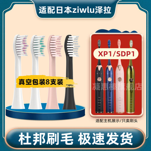 适用ZIWLU泽拉lSP1/FSP2/ZLP1/A156/H2/YA电动牙刷头X9/X901/P101