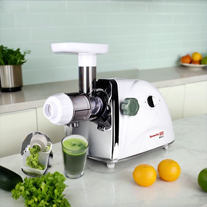 善美家用电动低速水果蔬菜榨汁机机生姜芹菜小麦草原汁机渣汁分离