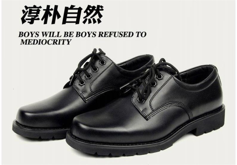真皮正品钢头钢底户外男特种兵常服休闲防砸鞋真皮大头劳保鞋