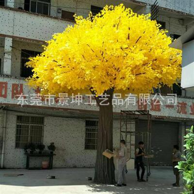 大型仿真银杏树仿真许愿树园林造景室内外装饰工厂直销