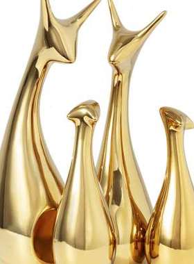 小摆件轻奢高档家居创意工艺品电视酒柜办公室书房玄关客厅装饰品