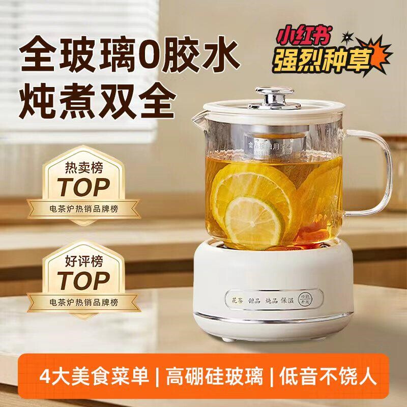 办公室小型全玻璃养生壶电陶炉炖