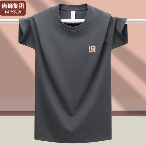 唐狮旗下VARSDEN夏季纯棉中国潮t恤男士短袖体恤半袖打底衫上衣