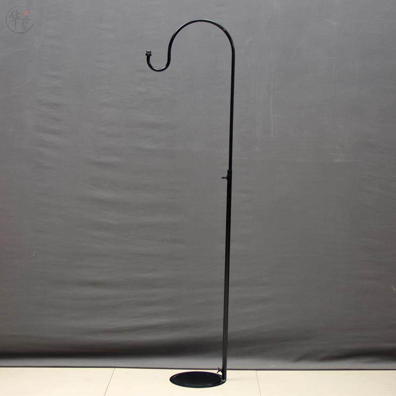 婚庆灯笼架子中国风婚礼布置铁艺弯钩路引架仿古中式宫灯摆件道具