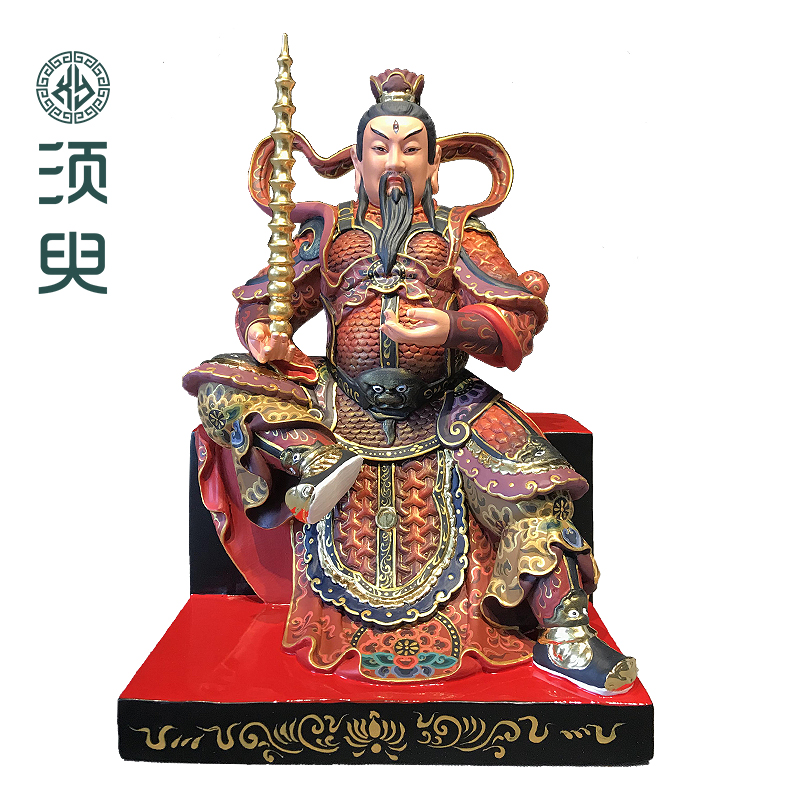 香樟木雷祖神像摆件定制