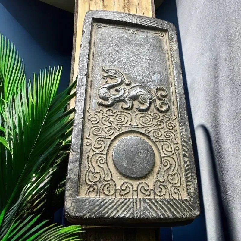 仿古风祥龙汉砖干泡台茶空间壶承杯托汉韵居家花盆底座装饰摆件,家居饰品,石雕,淘宝优惠券,粉丝福利购,淘宝优惠卷